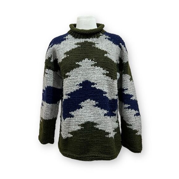 Ecuador Chunky Knit Sweater Size Large - Picture 1 of 11
